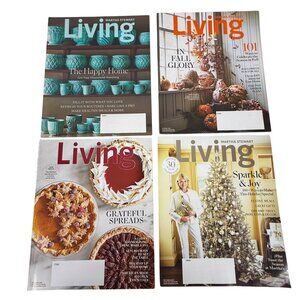 Set Of 4 Martha Stewart Living Magazine 2020 September October November December